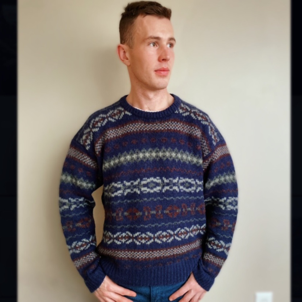 Vintage John Ashford 100% wool sweater